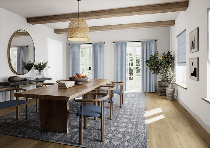 Nautical Stripes, Navy - Made to Measure Curtains - Image 7